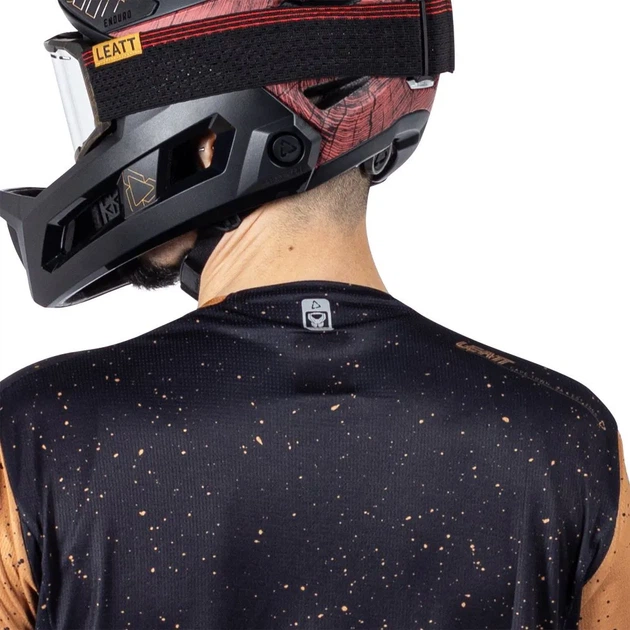 Джерси велосипедное Leatt MTB Enduro 3.0 рыжее, размер XL - изображение 3