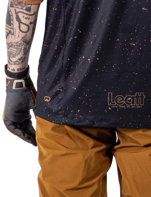 Джерси велосипедное Leatt MTB Enduro 3.0 рыжее, размер XL - изображение 4