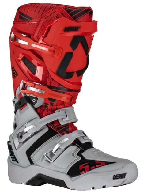 Мотоботы Leatt 5.5 FlexLock Enduro JW22 красные, размер 11 - изображение 2