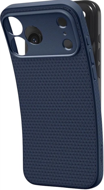 Etui Spigen Liquid Air na Apple iPhone 18 Pro Max / 17 Pro Max Navy Blue (8800337252385) - obraz 3