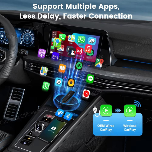Адаптер Carplay Mini v5.0 CarlinKit - изображение 5