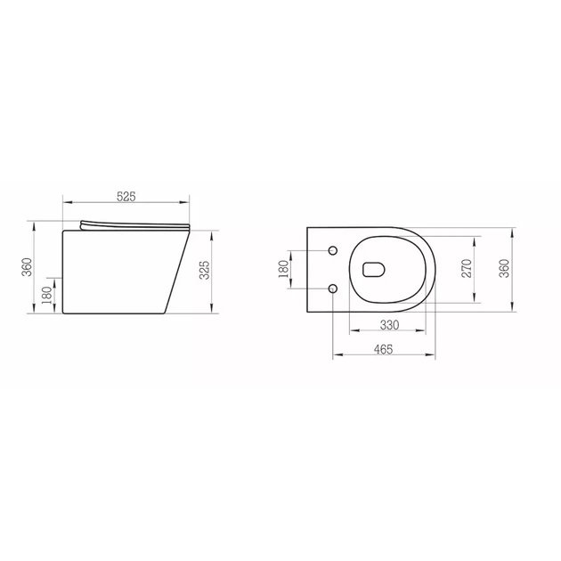 Інсталяція UA3884000G Rapid SL комплект 3 в1 з панеллю змиву Skate Cosmopolitan 38732000 + унітаз Primera UF HT-1022-WHT001 Vortex Flush з сидінням Soft Close дюропласт - зображення 6