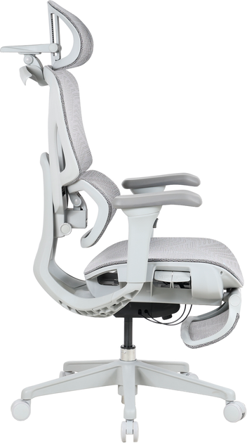 Крісло офісне OfficePro Onix OC975G Mesh  ергономічне Gray - зображення 3