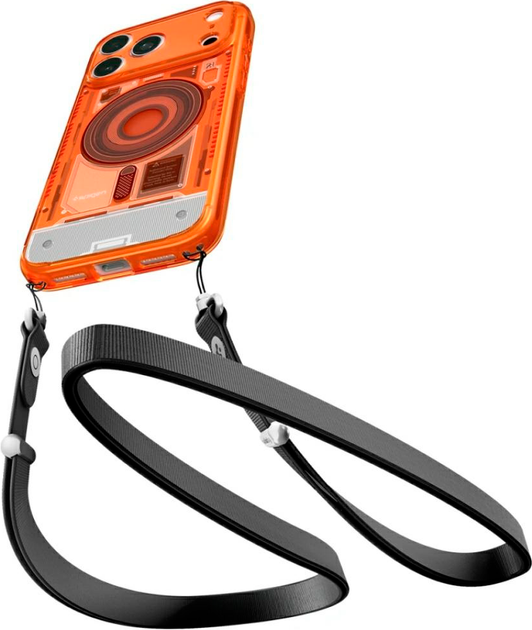 Etui Spigen C1 Ultra Hybrid Mag MagSafe do Apple iPhone 18 Pro / 17 Pro Orange (8800337251159) - Zdjęcie 6 Etui Spigen C1 Ultra Hybrid Mag MagSafe do Apple iPhone 18 Pro / 17 Pro Orange (8800337251159) - obraz 6