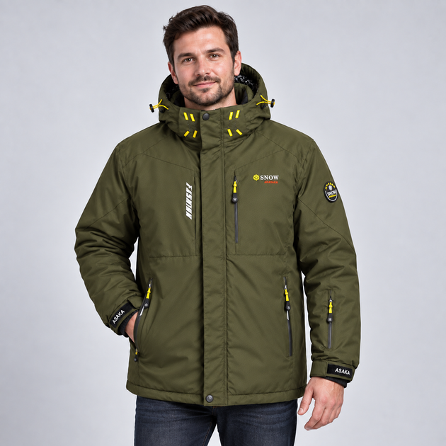 Куртка зимова Snow чоловіча мембранна Omni-Heat,XXXL, Хакі - Фото 2 Куртка зимова Snow чоловіча мембранна Omni-Heat,XXXL, Хакі - зображення 2