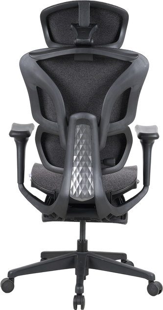 Кресло офисное OfficePro Jade OC970B Fabric эргономичное Black - изображение 5