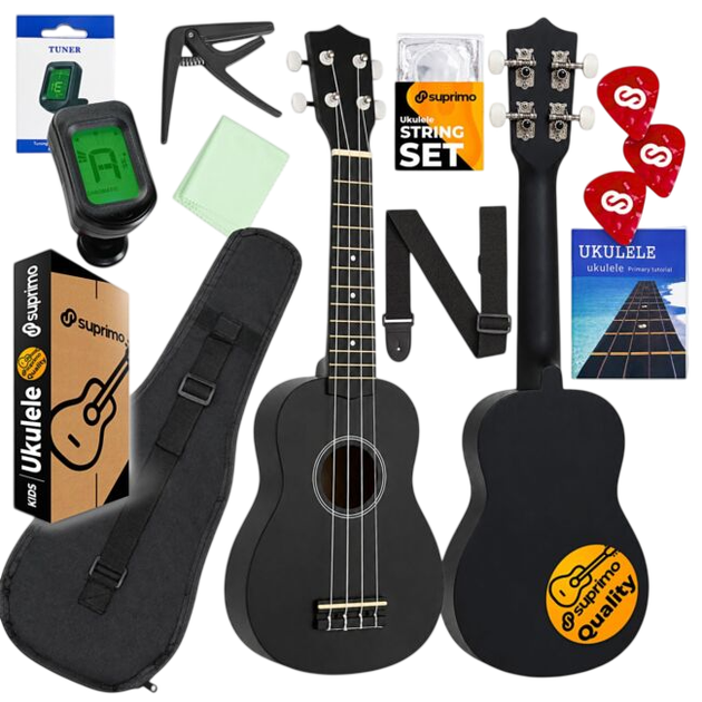Ukulele Suprimo UK21 SET BK V2 - Zdjęcie 1 Ukulele Suprimo UK21 SET BK V2 - obraz 1