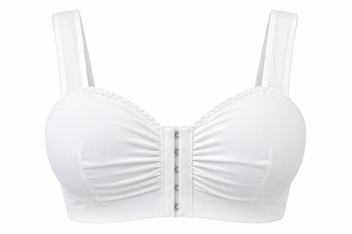 Бюстгальтер-топ з мʼякою чашкою без кісточок, білий колір, розмір 3XL - Фото 1 Бюстгальтер-топ з мʼякою чашкою без кісточок, білий колір, розмір 3XL - зображення 1