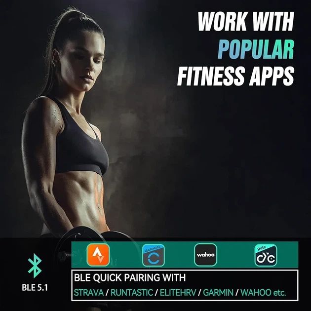Оптический пульсометр CYCPLUS Н1 на руку, Bluetooth 5.1 ANT+, IP67 - изображение 5