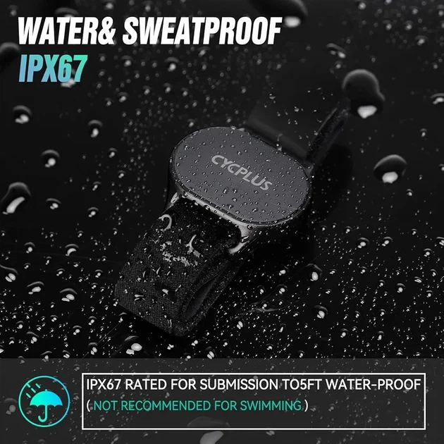 Оптический пульсометр CYCPLUS Н1 на руку, Bluetooth 5.1 ANT+, IP67 - изображение 7