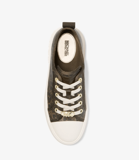 Кеды Michael Kors Evy Empire Signature Logo Sneaker, 37р - изображение 4