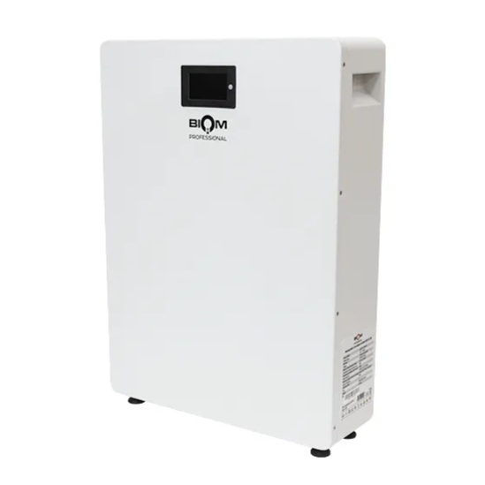 Комплект автономного енергопостачання Deye 6 кВт SUN-6K-SG06LP1-EU-BM2 + Biom Professional BALFP-512100-V1 5.12 кВт·год - Фото 7 Комплект автономного енергопостачання Deye 6 кВт SUN-6K-SG06LP1-EU-BM2 + Biom Professional BALFP-512100-V1 5.12 кВт·год - зображення 7