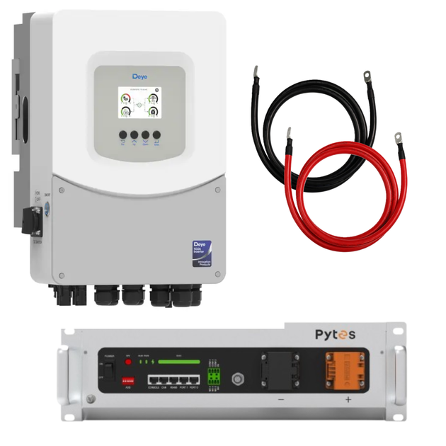 Комплект автономного енергопостачання Deye 6 кВт SUN-6K-SG06LP1-EU-BM2 + Pytes V5° 5.12 кВт·год - Фото 2 Комплект автономного енергопостачання Deye 6 кВт SUN-6K-SG06LP1-EU-BM2 + Pytes V5° 5.12 кВт·год - зображення 2