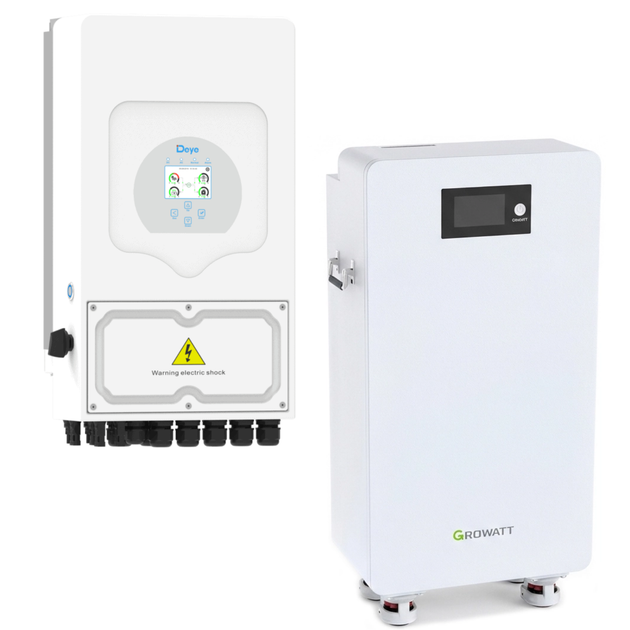 Комплект автономного енергопостачання Deye 3.6 кВт SUN-3.6K-SG05LP1-EU-AM2-P + Growatt HOPE 16.0LM-A1 16 кВт·год - зображення 2