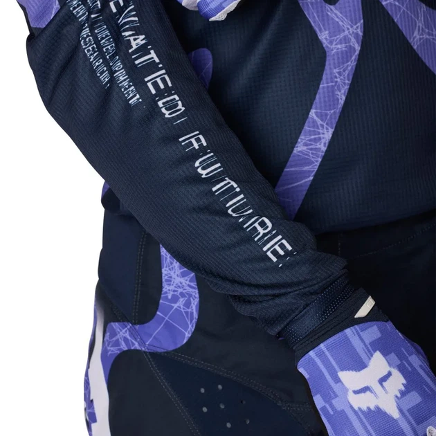 Джерси мотокроссовое Fox 180 Diffuse Blueberry XL синее влагоотводящее сетчатые панели - Фото 3 Джерси мотокроссовое Fox 180 Diffuse Blueberry XL синее влагоотводящее сетчатые панели - изображение 3