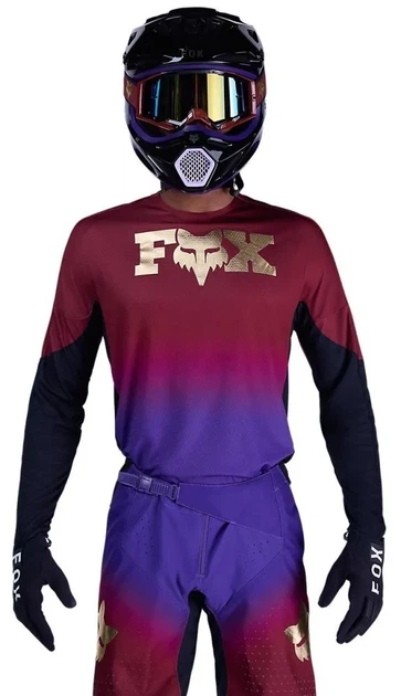 Джерси мотокроссовое Fox 360 Jersey Drip рыжее, размер L - изображение 3
