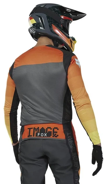 Джерси мотокроссовое Fox Flexair Jersey мужское оранжевое, размер XXL - изображение 4