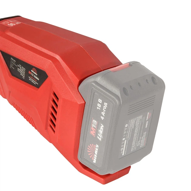 Тример садовый Vitals AZT 1854a BL аккумуляторный 540 Вт 39 см красный - изображение 4