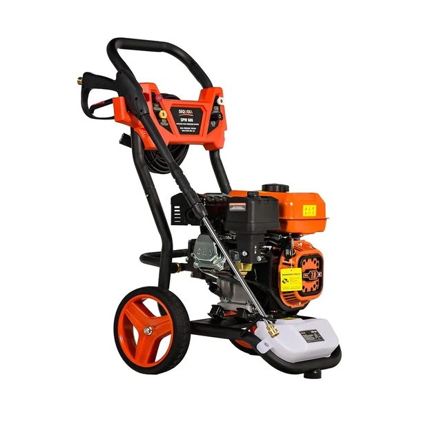 Высокодавняя бензиновая мойка SEQUOIA SPW600 - 5220 Вт, 190 бар, 600 л/ч, 8 м шланг, вес 26,0 кг - изображение 7