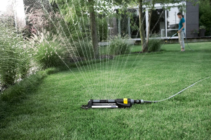 Дождевой ороситель Karcher, OS 5320 SV, для прямых территорий, с возможностью настройки расхода воды и ширины полива. - изображение 6
