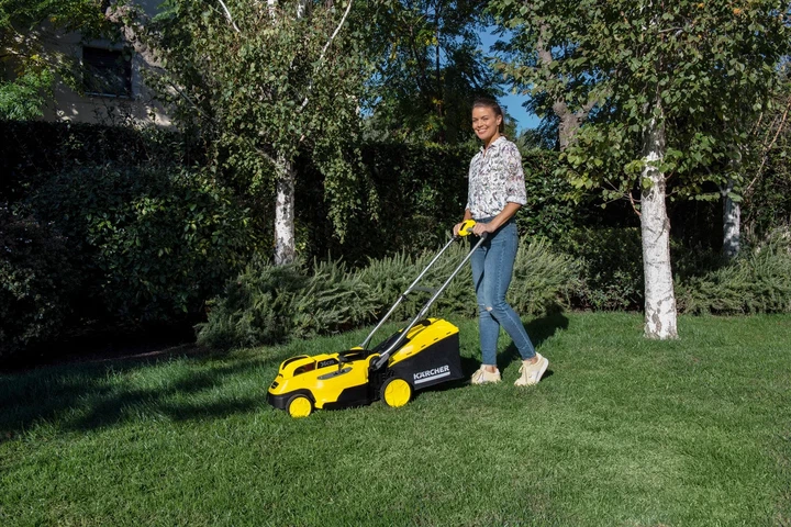 Акумуляторна газонокосарка Karcher LMO 18-36, 18В, 36 см, висота скошування 30-70 мм, без батареї та зарядного пристрою. - зображення 6