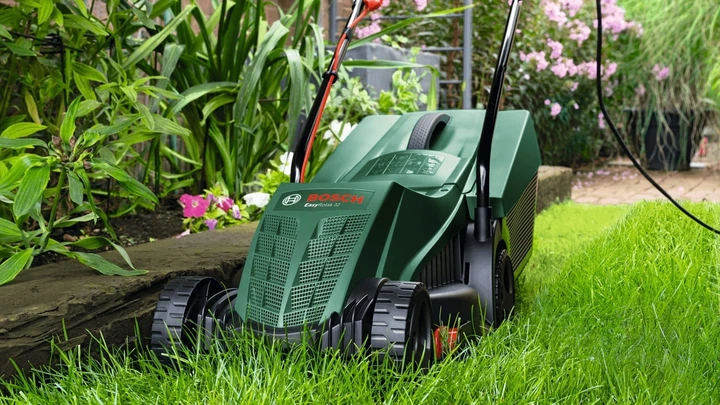 Газонокосарка електрична Bosch EasyRotak 32-205, потужність 1200 Вт, ширина скошування 32 см, об'єм травозбірника 31 л, висота ско - зображення 4