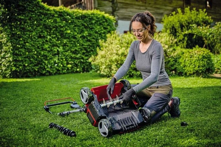 Аэратора-скарификатор Einhell GE-SA 1435/1 1400 Вт 35 см черный с красным 10,18 кг - изображение 3