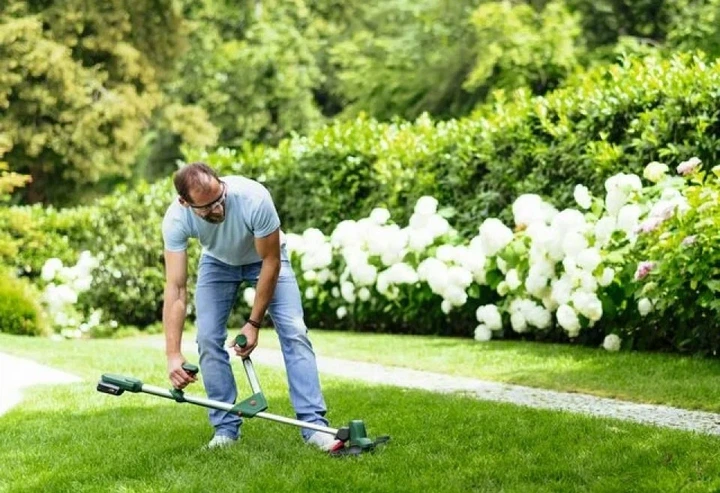 Аккумуляторный садовый триммер Bosch UniversalGrassCut 18V-260, 1х25А·час, 26 см, вес 23 кг - изображение 5
