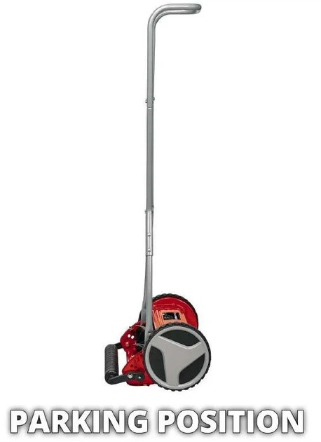Газонокосарка Einhell GC-HM 400 40 см ніж/5 лез 27 л 7,5 кг чорна з червоним - зображення 5