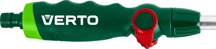 Ручной ороситель Verto, 1/2"-3/4", высота 77-113 см, 10 режимов полива, удобная регулировка напора воды большим пальцем. - изображение 4