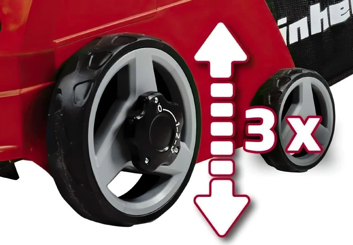 Аератор-скарифікатор Einhell GC-SA 1231/1 потужністю 1200 Вт, ширина захвату 31 см, об'єм травозбірника 28 л, для ділянок до 300 м - зображення 5