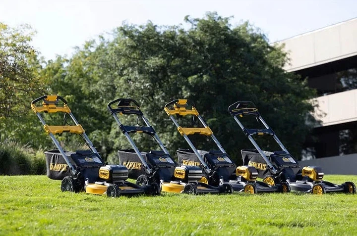 Газонокосилка аккумуляторная DeWalt DCMWP134N 53 см 67 л 25-102 мм черная с желтым - изображение 8