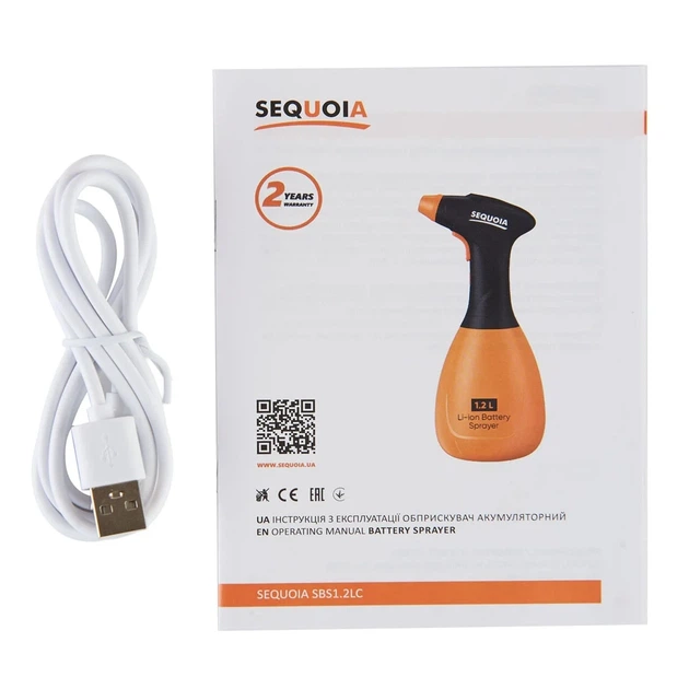 Обприскувач акумуляторний SEQUOIA SBS1.2LC 1.2 л 3.7 В 0.36 кг пластик - зображення 6