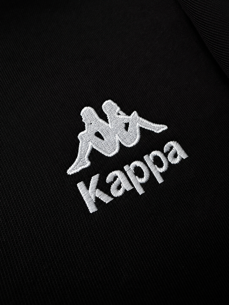 Зимовий чоловічий теплий спортивний костюм Kappa кофта-штани з лампасом ч, чорний, розмір XL - изображение 6