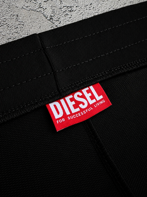 Демісезонний бавовняний костюм Diesel, чоловічий, зіп худі-штани, чорний, розмір M - изображение 10