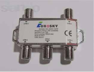 DiSEqC 2.0 4x1 Eurosky DSW-7107P - Фото 2 DiSEqC 2.0 4x1 Eurosky DSW-7107P - изображение 2