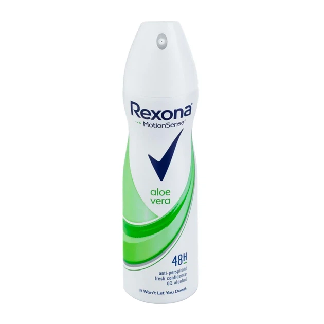 Антиперспирант женский аэрозольный Rexona Алое вера 150 мл - Фото 1 Антиперспирант женский аэрозольный Rexona Алое вера 150 мл - изображение 1