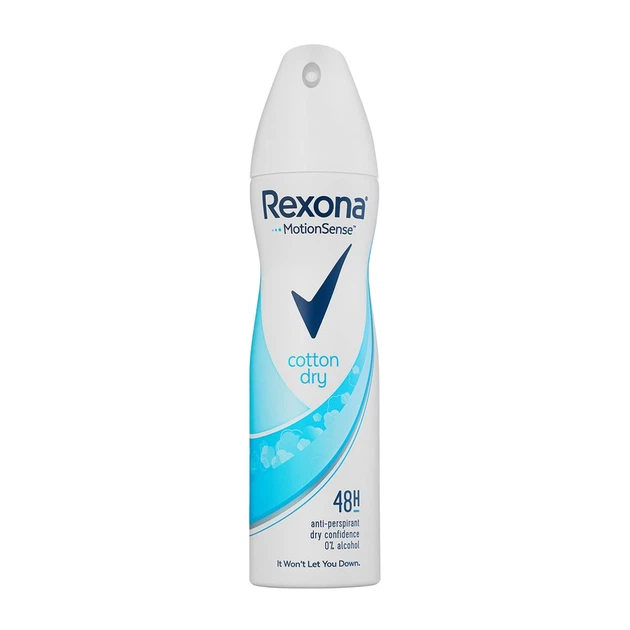 Антиперспірант жіночий аерозольний Rexona Легкість бавовни 150 мл - Фото 1 Антиперспірант жіночий аерозольний Rexona Легкість бавовни 150 мл - зображення 1