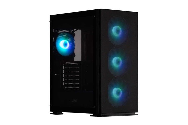 Корпус 2E GAMING Virtus Neo G3301N без БЖ 2xUSB3.0, 1xUSB2.0, 3x140мм ARGB, 1x120мм ARGB, VGA 340мм, LCS ready, контроллер с пультом, TG боковая панель, ATX, черный. - изображение 3
