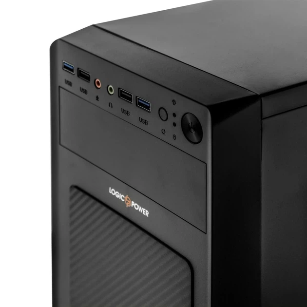 Корпус LogicPower LP 6108 MATX, БП 400 Вт, 2xUSB3.0+2xUSB2.0, 12см - Фото 5 Корпус LogicPower LP 6108 MATX, БП 400 Вт, 2xUSB3.0+2xUSB2.0, 12см - изображение 5