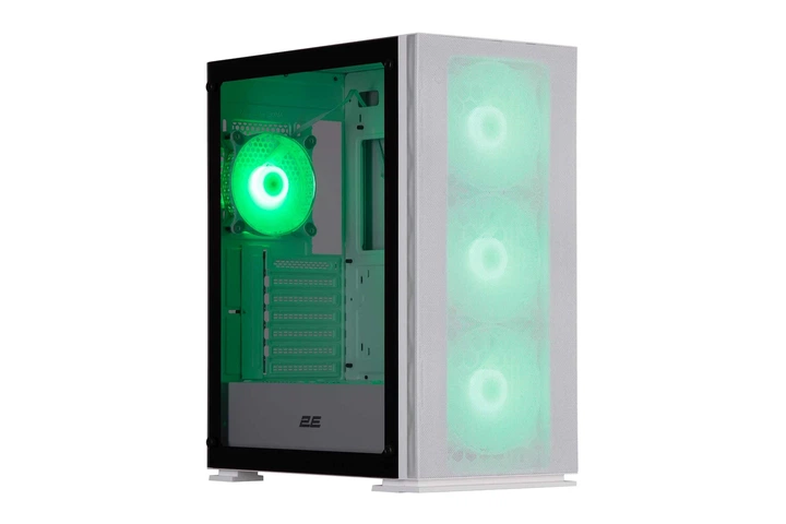 Корпус 2E GAMING Virtus Neo G3301NW без БЖ 2xUSB3.0, 1xUSB2.0, 3x140мм ARGB, 1x120мм ARGB, VGA 340мм, LCS ready, контроллер с пультом, TG боковая панель, ATX, белый. - изображение 5
