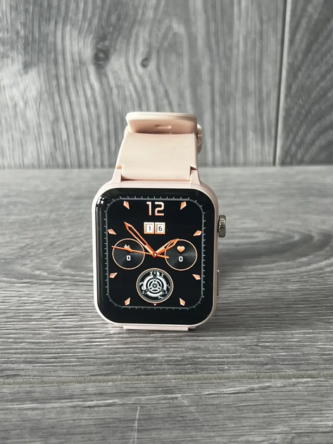 Смарт-годинник Blackview R30 Pro, крокомір, водозахист Рожевий Б/В - зображення 5