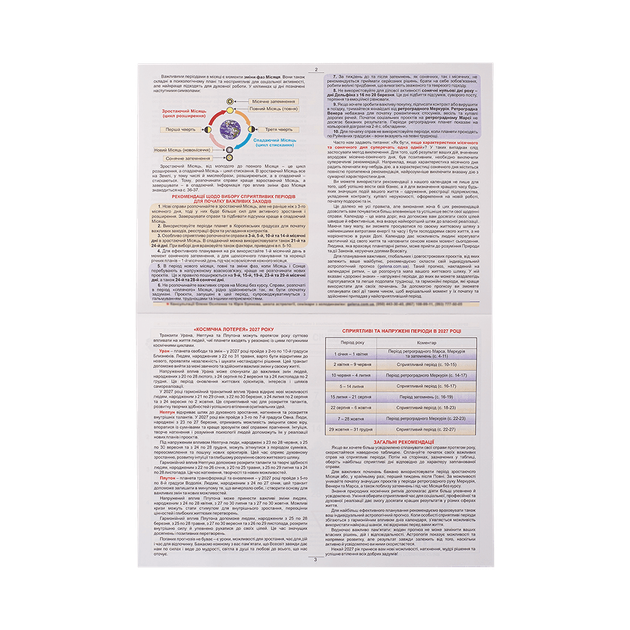 Астрологический календарь для Украины 2027 (calendar) - изображение 5