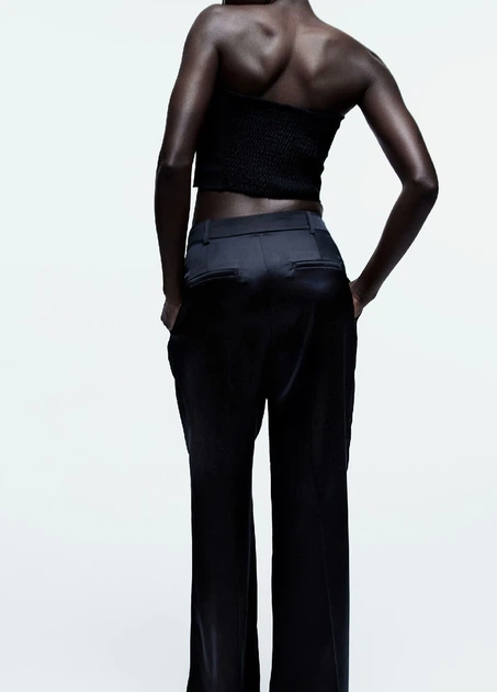 Штани H&M 18444 Чорний 44 (1207) - Фото 2 Штани H&M 18444 Чорний 44 (1207) - изображение 2