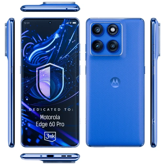 Чехол 3mk Clear Case для Motorola Edge 60 Pro Clear (5903108663311) - изображение 5
