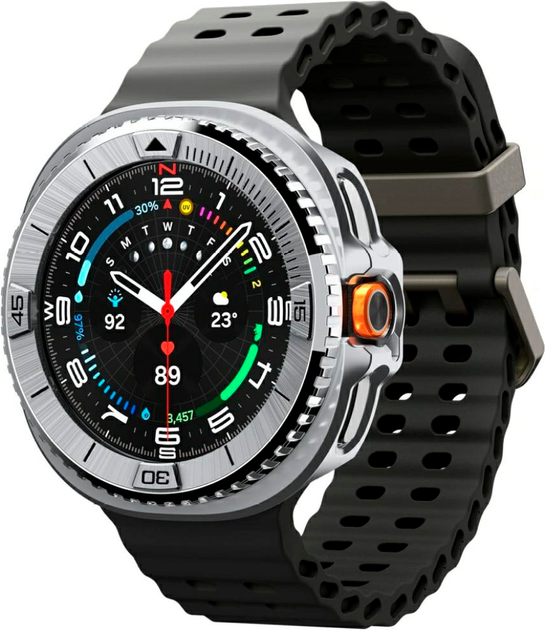 Etui Spigen Bezel Tune Pro Pilot do Samsung Galaxy Watch 8 Classic 46mm Silver (8800283311495) - obraz 9