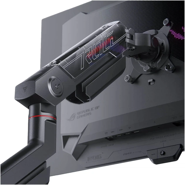 Кріплення для монітора (кронштейн) ASUS ROG Ergo Monitor Arm AAS01R (90LA00Q0-B01D71) - Фото 8 Кріплення для монітора (кронштейн) ASUS ROG Ergo Monitor Arm AAS01R (90LA00Q0-B01D71) - зображення 8