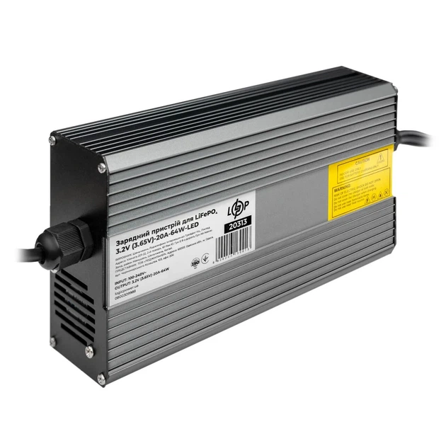 Зарядний пристрій LogicPower для LiFePO4 акумуляторів 3.2V 20A 64W з LED - Фото 2 Зарядний пристрій LogicPower для LiFePO4 акумуляторів 3.2V 20A 64W з LED - зображення 2