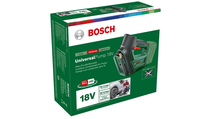 Компрессор аккумуляторный Bosch 18В без АКБ пластиковый черный - изображение 9