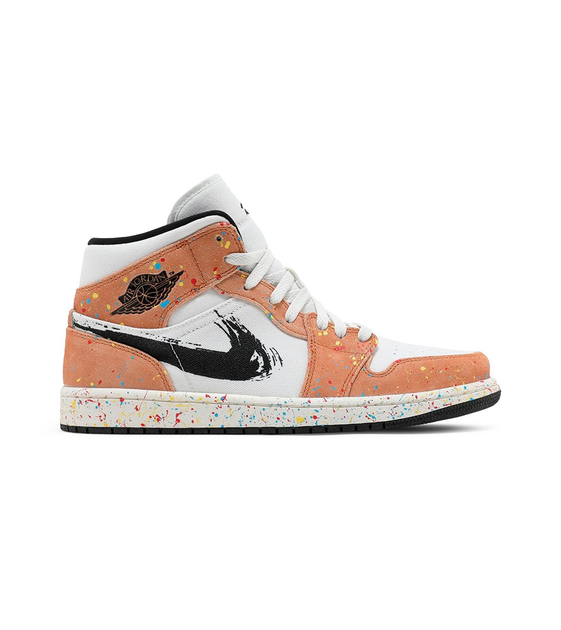 Кроссовки Air Jordan 1 Mid SE 'Brushstroke' DA8005-100 (10us/28см 44eur) - Фото 5 Кроссовки Air Jordan 1 Mid SE 'Brushstroke' DA8005-100 (10us/28см 44eur) - изображение 5